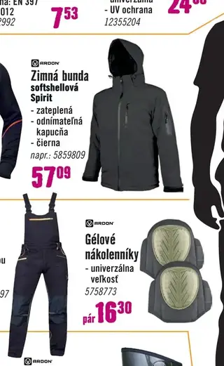 Zimná bunda softshellová Spirit