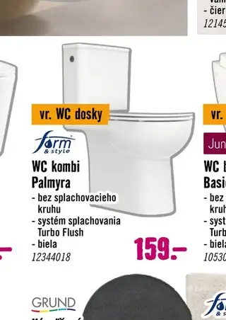 Form & style WC kombi Palmyra biela
