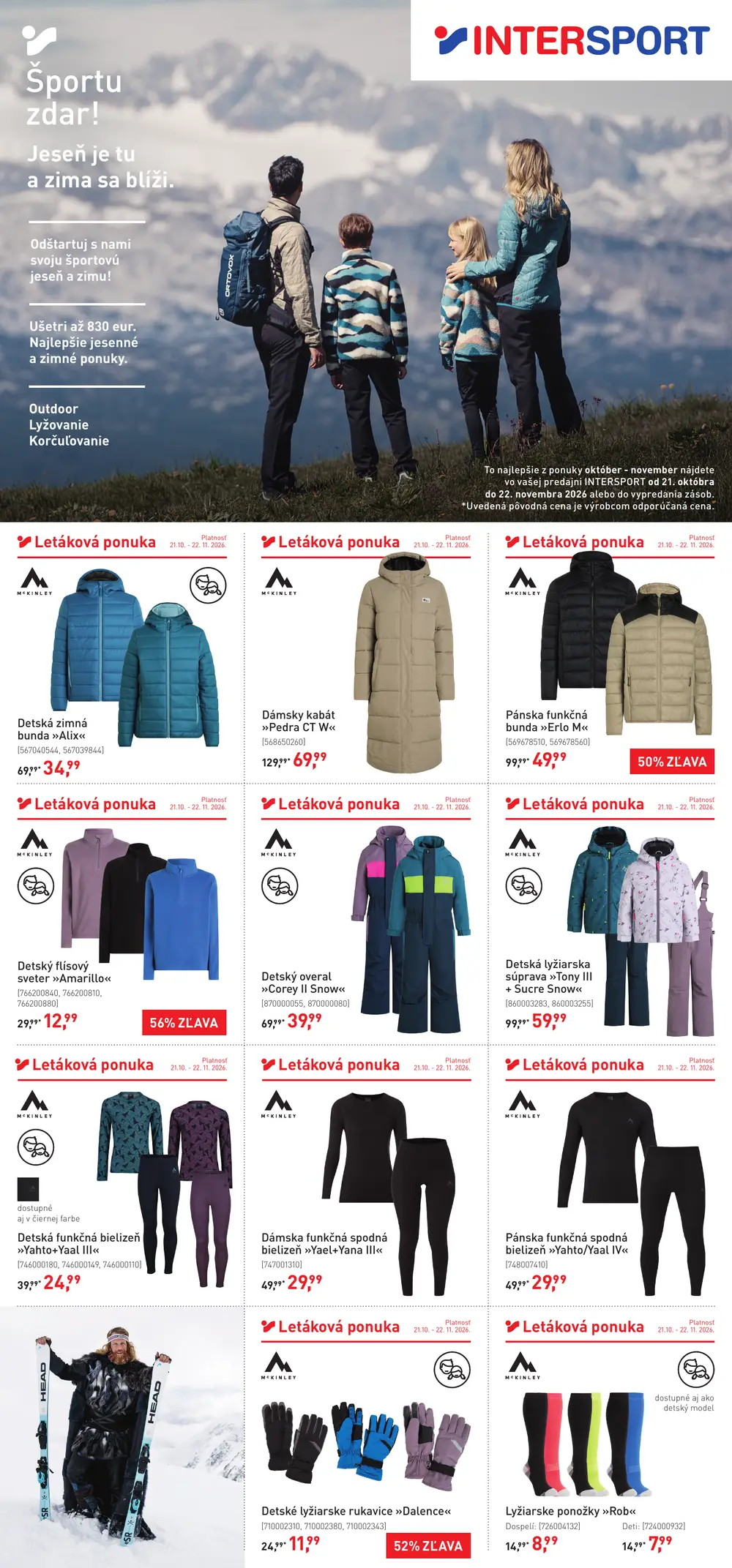 Intersport leták od 21. 10. 2026
