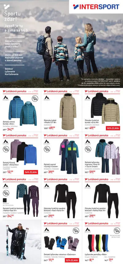 Intersport leták od 21. 10. 2026