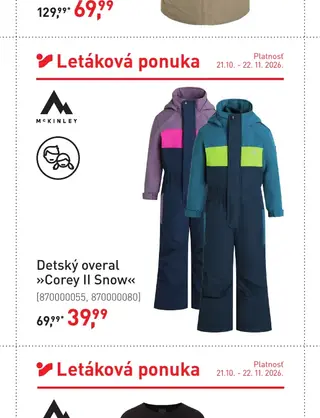 Detský overal »Corey II Snow«