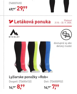 Lyžiarske ponožky »Rob« deti