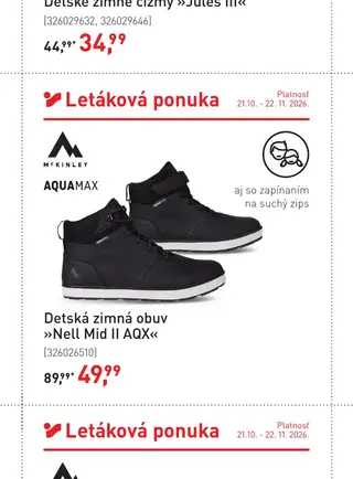 McKinley Aquamax Detská zimná obuv Nell Mid II AQX