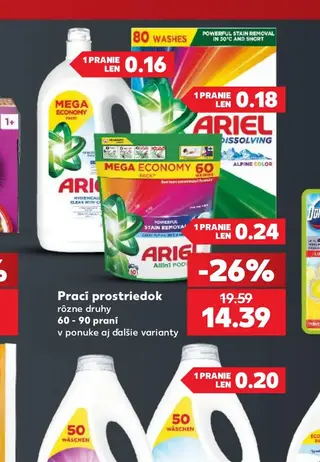 Prací prostriedok 60 - 90 praní