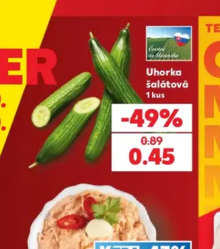Uhorka šalátová 1 ks