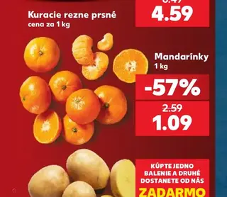 Mandarínky 1 kg