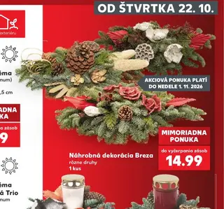 Náhrobná dekorácia Breza