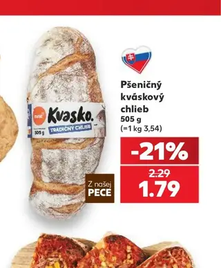 Pšeničný kváskový chlieb 505 g