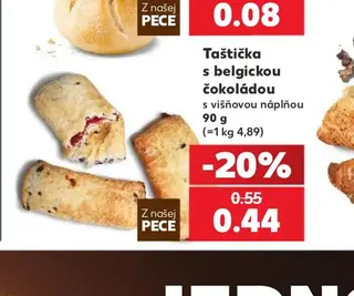 Taštička s belgickou čokoládou s višňovou náplňou 90 g