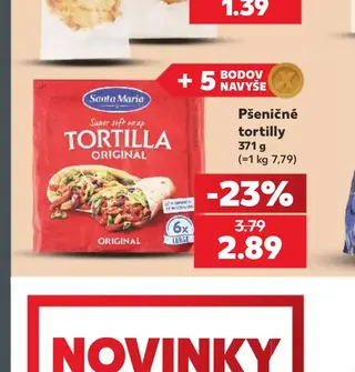 Pšeničné tortilly 371 g