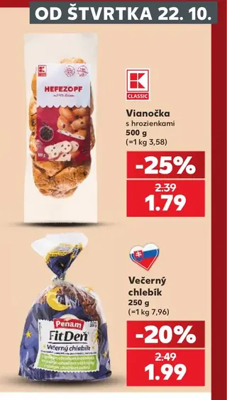 Vianočka s hrozienkami 500 g
