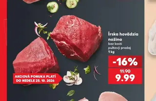 Írska hovädzia nožina bez kosti