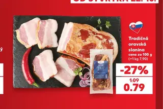 Tradičná oravská slanina