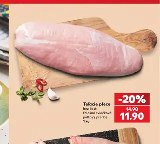 Teľacie plece bez kosti falošná sviečková
