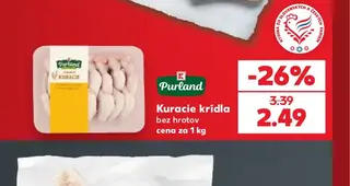 Purland Kuracie krídla bez hrotov