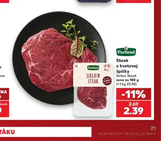 Purland Steak z kvetovej špičky Sirloin Steak