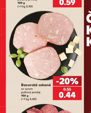 Bavorská sekaná so syrom