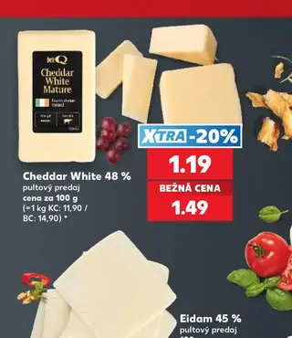 Cheddar White 48 %
