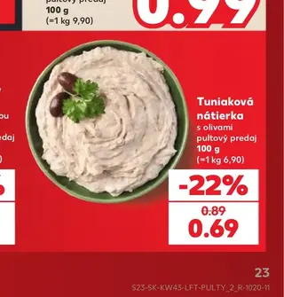 Tuniaková nátierka s olivami