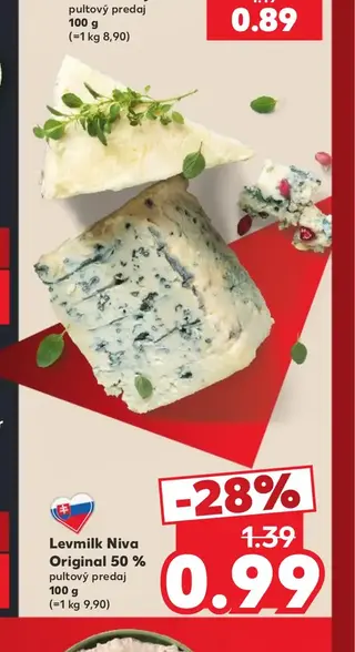 Levmilk Niva Original 50 %