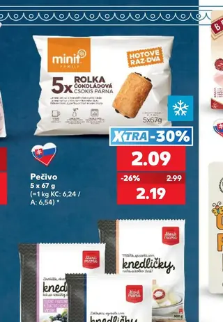 Pečivo 5 x 67 g