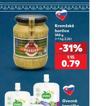 Kremžská horčica 350 g