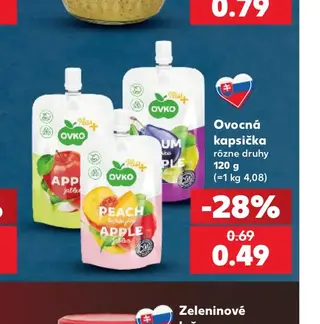 Ovocná kapsička 120 g
