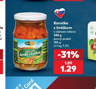Karotka s hráškom 330 g