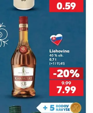 Liehovina 40 % alk. 0,7 l