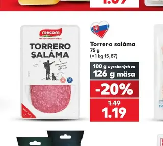Torrero saláma 75 g