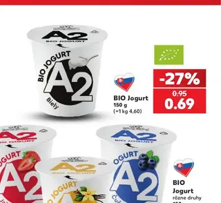 BIO Jogurt A2 Biely 150 g