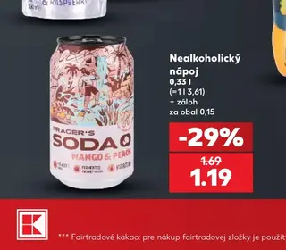 Nealkoholický nápoj 0,33 l
