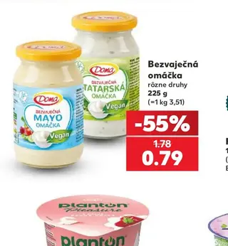 Bezvaječná omáčka 225 g