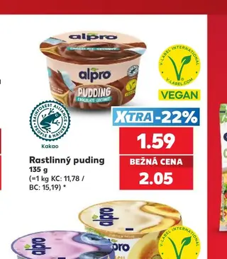 Rastlinný puding 135 g