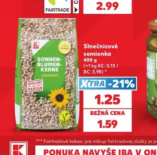 Slnečnicové semienka 400 g