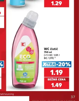 WC čistič 750 ml