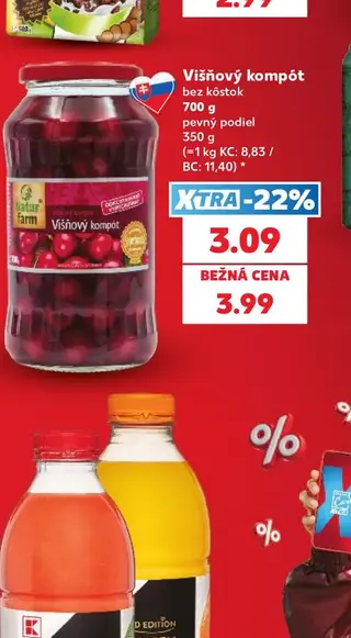 Višňový kompót 700 g