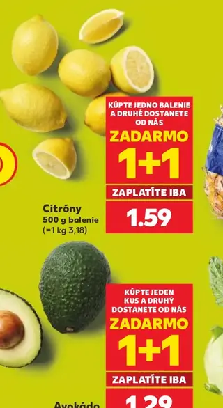 Citróny 500 g balenie