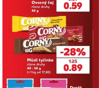 Müsli tyčinka 40 - 50 g