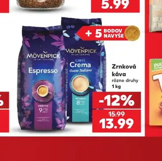 Mövenpick Zrnková káva 1 kg