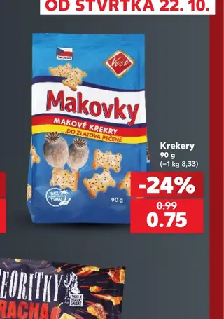 Vest Makovky Krekery 90 g