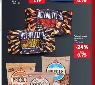 Meteoritky Pečený snack rôzne druhy 75 g
