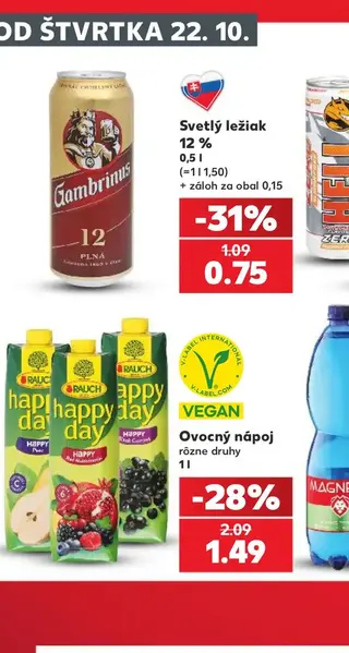 Svetlý ležiak 12 % 0,5 l