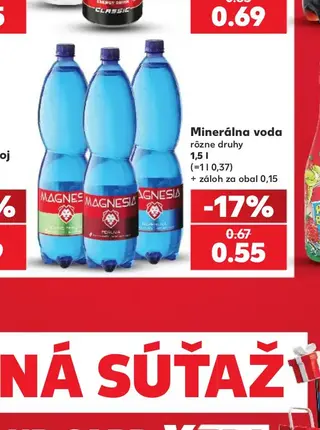 Minerálna voda 1,5 l