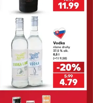 Vodka 37,5 % alk. 0,5 l