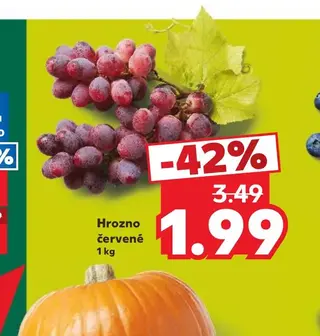 Hrozno červené 1 kg