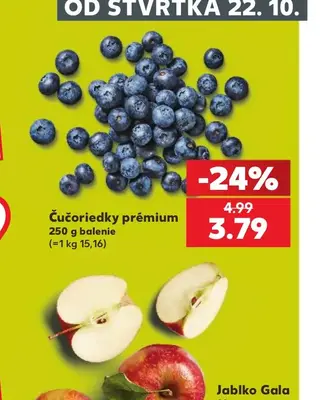 Čučoriedky prémium 250 g