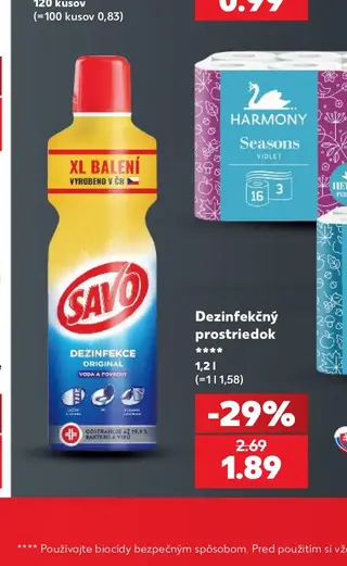 Dezinfekčný prostriedok 1,2 l