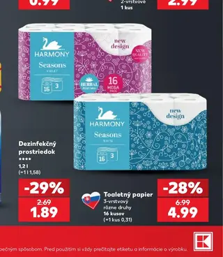 Toaletný papier 3-vrstvový 16 kusov