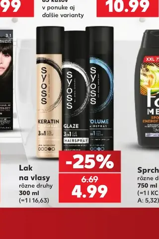 Lak na vlasy Syoss 300 ml